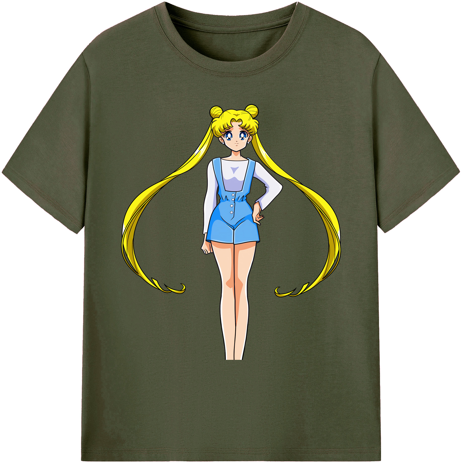 （画像用） 美少女戦士セーラームーン 愛野 美奈子 あいの みなこ Sailor Moon Aino Minako 綿100％ メンズ半袖Tシャツ｜肌触りやわらか＆通気性